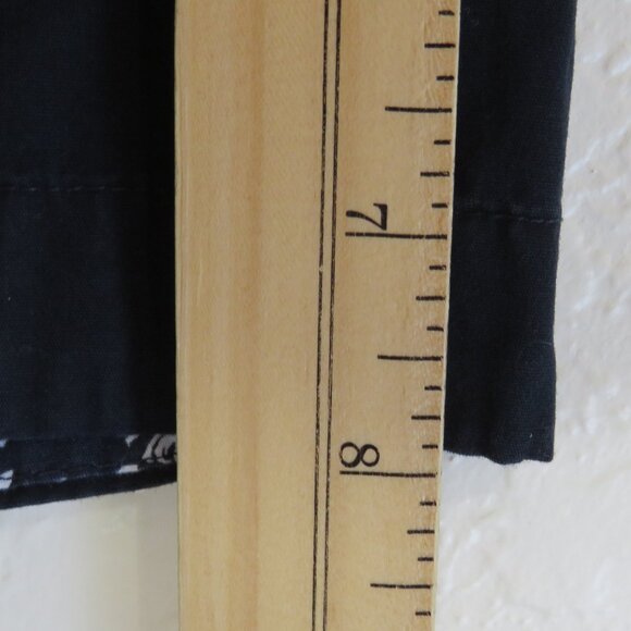 Cactus Man* Men's Short Sleeve Button Down Curved Hem Anchor Print Shirt~ Medium - Picture 8 of 10